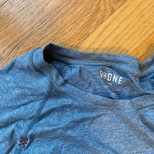 Rhone reign short sleeve in light blue